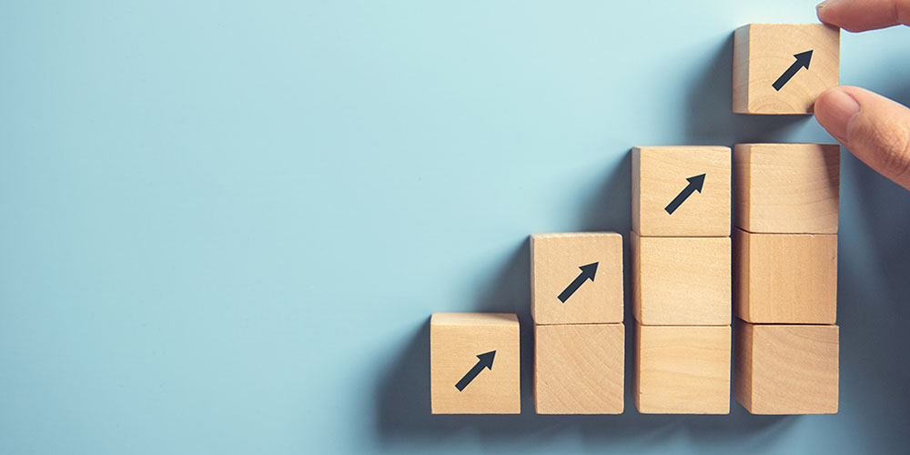 Business concept growth success process